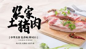 猪肉美食海报