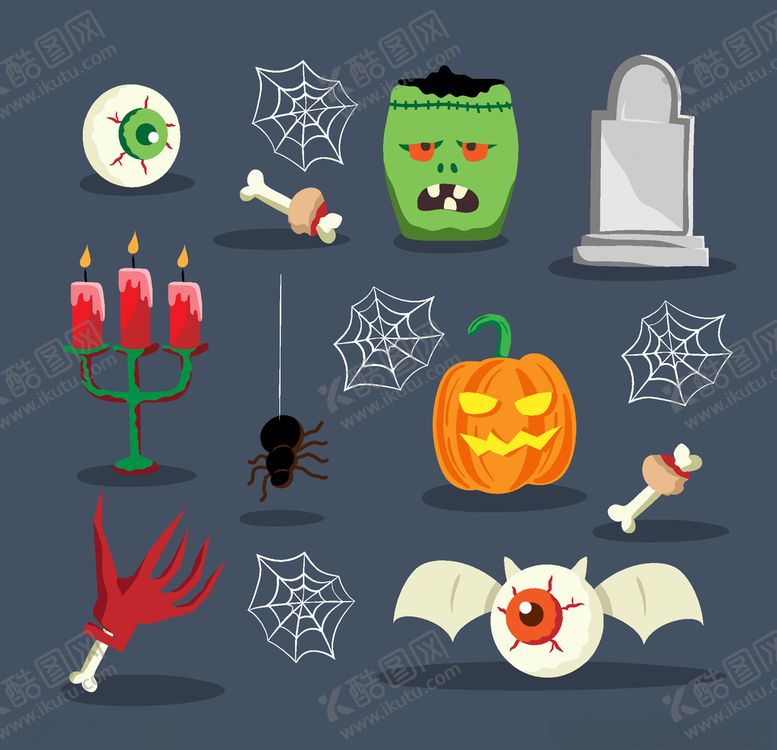 编号：13996910281822467003【酷图网】源文件下载-万圣节元素