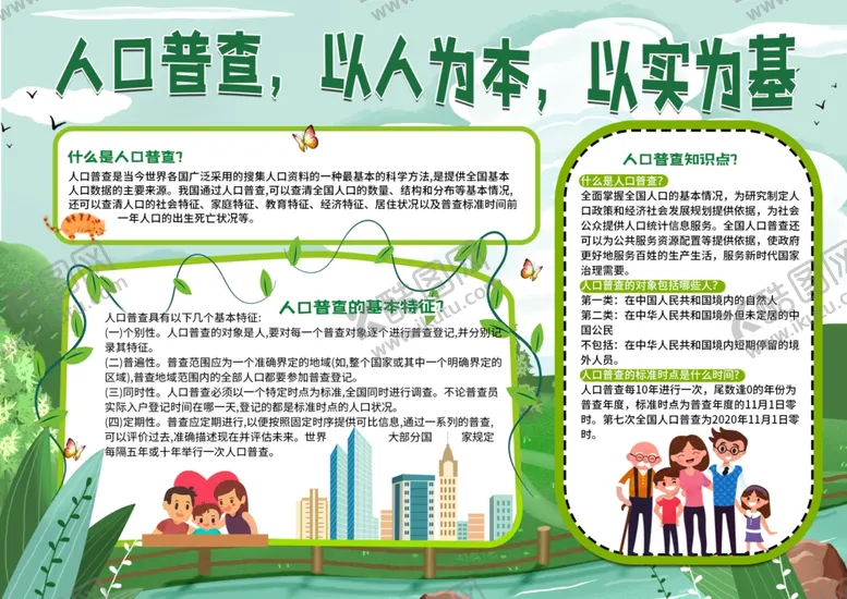 编号：55155905110354126451【酷图网】源文件下载-全国人口普查