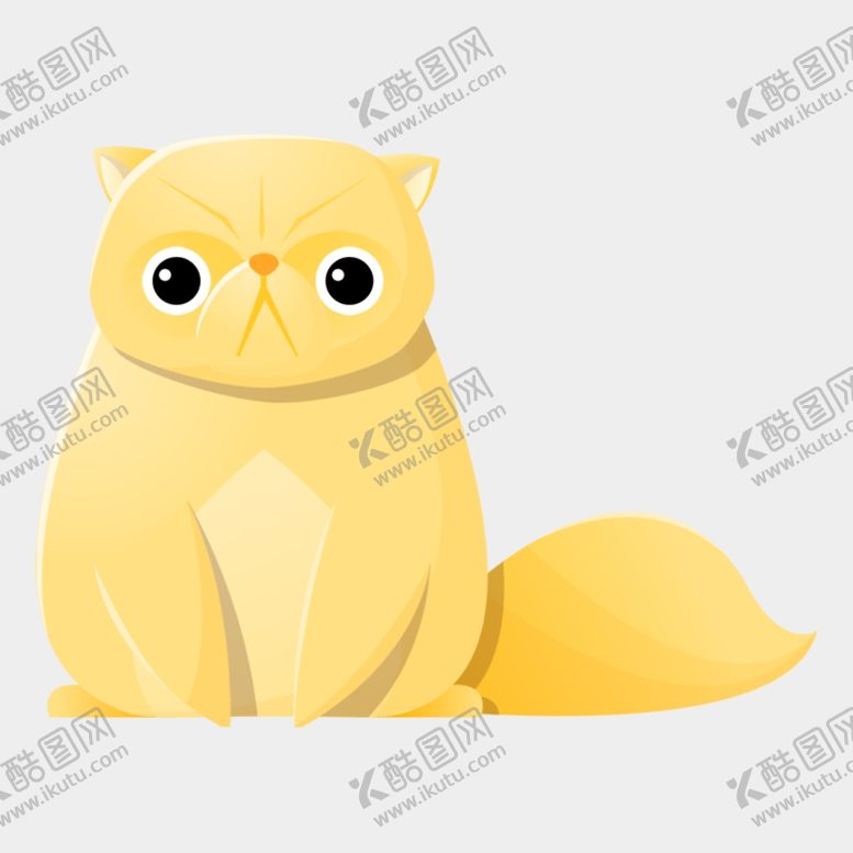 编号：97419810041554217795【酷图网】源文件下载-黄色的小猫
