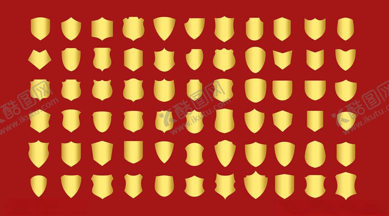 编号：82842904030637092591【酷图网】源文件下载-金色盾牌