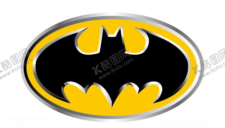 编号：62956207050224584502【酷图网】源文件下载-蝙蝠侠Batman立体LOGO