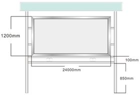 户外宣传栏公示栏