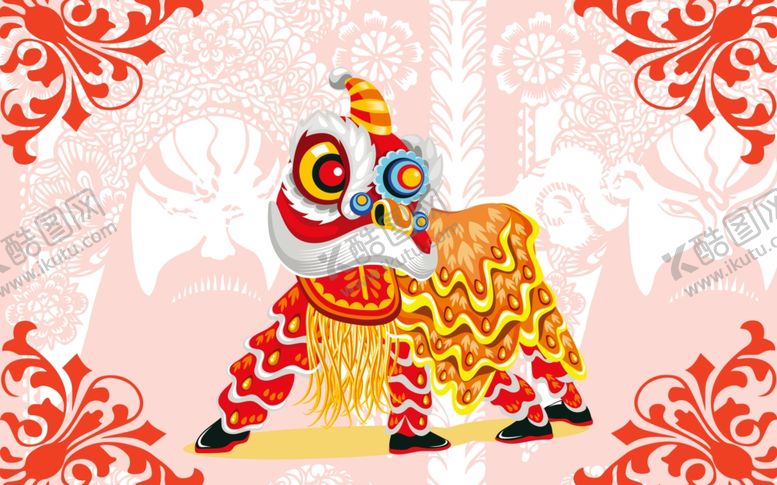 编号：54848809162252358543【酷图网】源文件下载-舞狮子