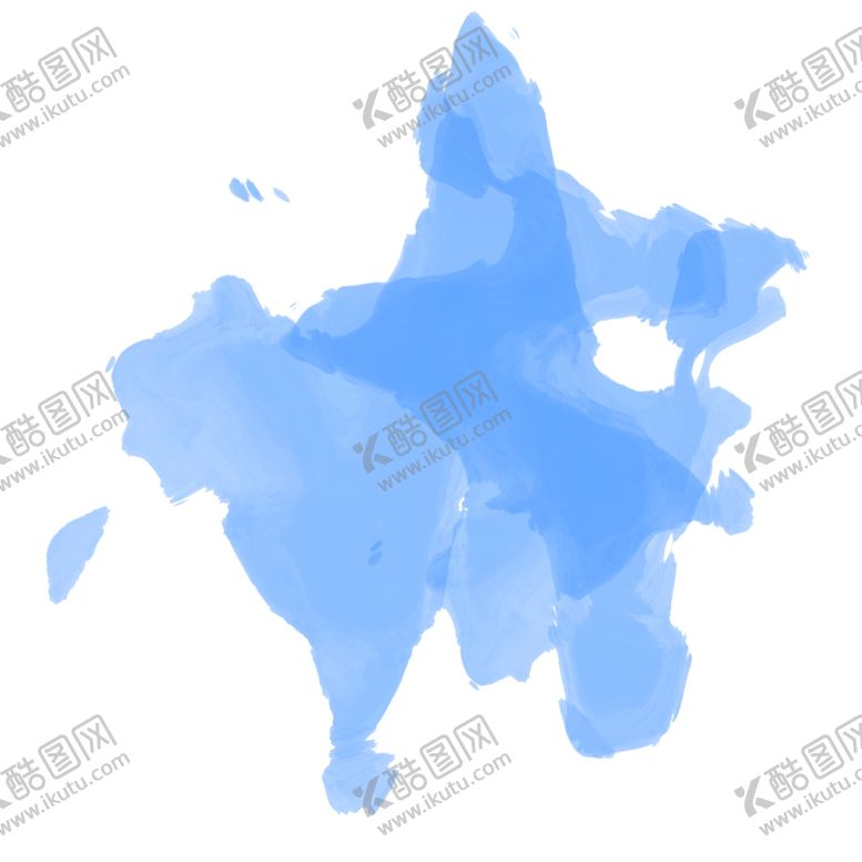 编号：78625407072140112810【酷图网】源文件下载-蓝色晕染元素