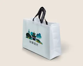 手提袋样机布无纺广告设计贴图