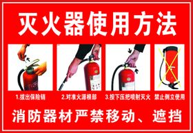 灭火器使用方法