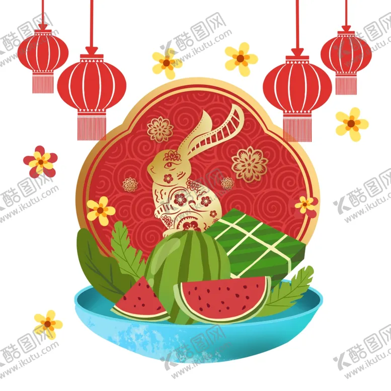 编号：75343412050026063614【酷图网】源文件下载-兔年素材