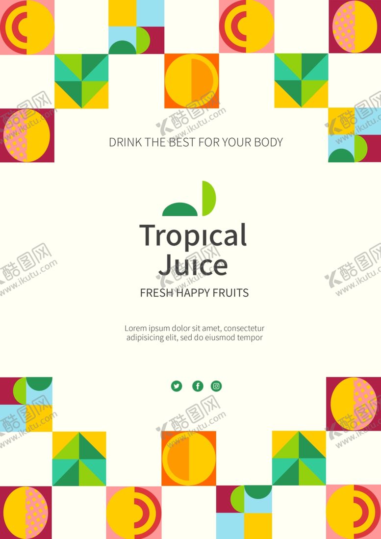 编号：71772909261443019565【酷图网】源文件下载-果汁饮品海报