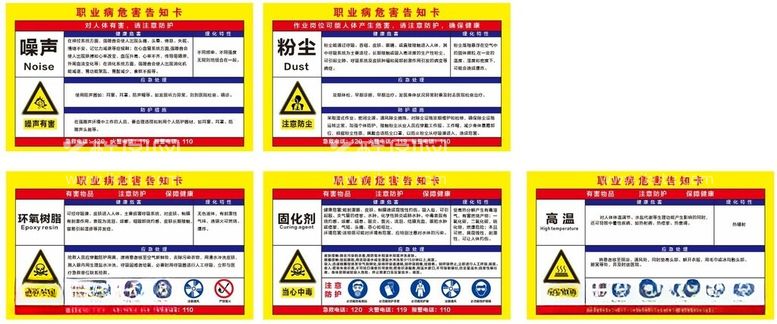 编号：47772912181210105972【酷图网】源文件下载-职业病危害告知卡