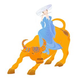 清明节素材青团山水人物手绘中式