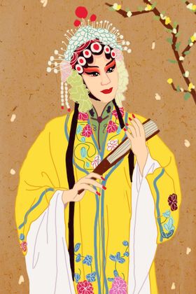 戏曲人物黄杉