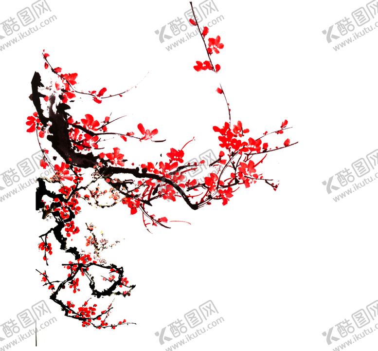 编号：40170505082039579841【酷图网】源文件下载-中国风水墨梅