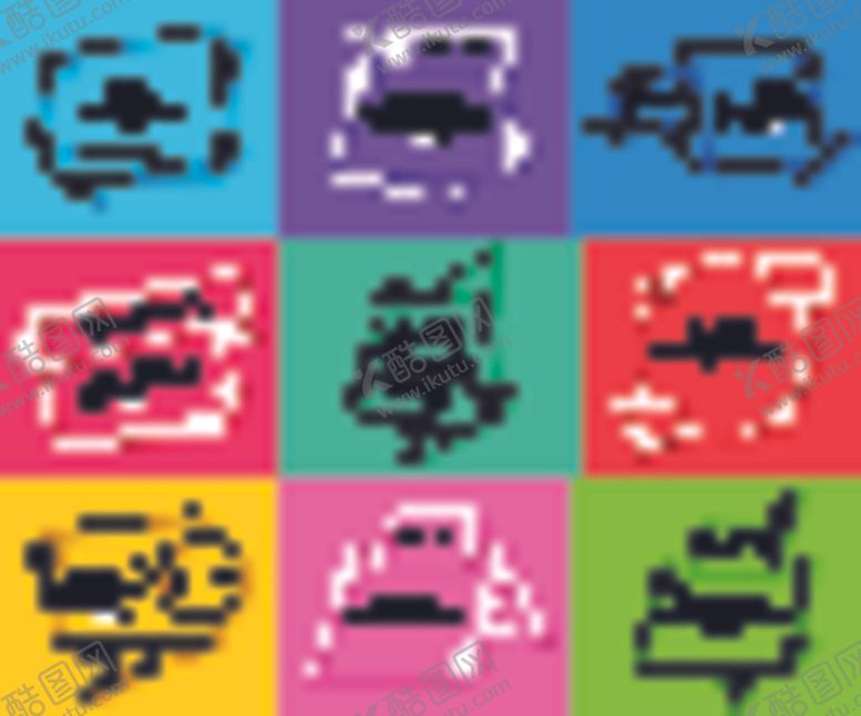 编号：69360809260603087198【酷图网】源文件下载-多彩手绘办公用品图案