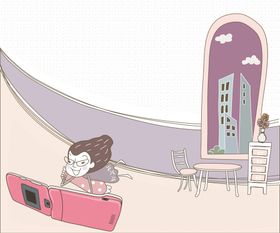 儿童插画玩游戏房壁纸唯美图片话故事图