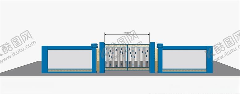 编号：46074710121234497258【酷图网】源文件下载-铁艺铁艺大门大门样式大门