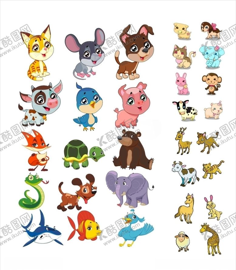 编号：44959009232013411941【酷图网】源文件下载-卡通动物