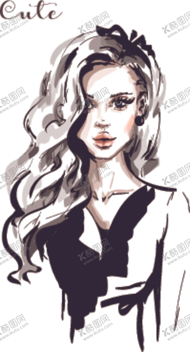 编号：23404609141459035854【酷图网】源文件下载-时尚美女