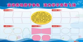 学校运动会展板