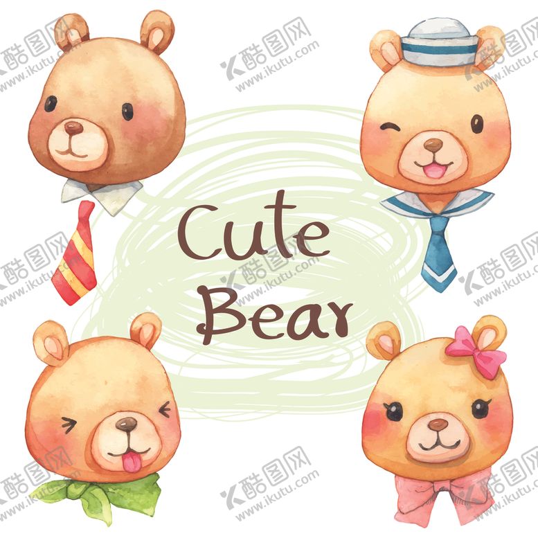 编号：19282409171914348400【酷图网】源文件下载-可爱小熊