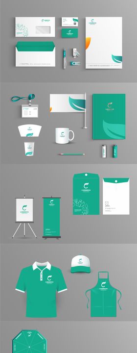 地产集贸市场项目高端简约VI设计全套