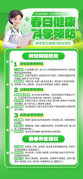 春季健康科普