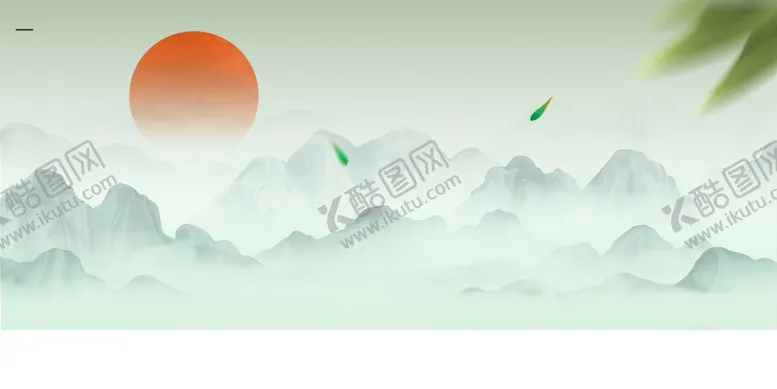 编号：72716502030106204087【酷图网】源文件下载-山水背景展板