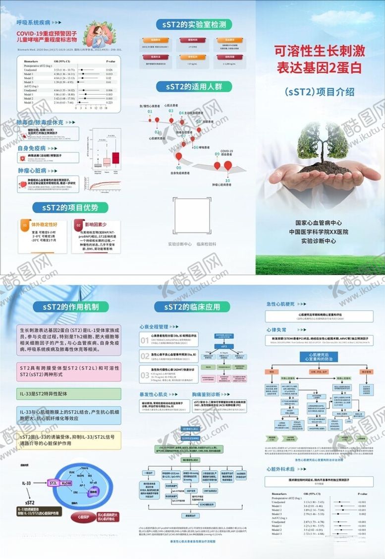编号：17013804011148519545【酷图网】源文件下载-医疗三折页展示模板
