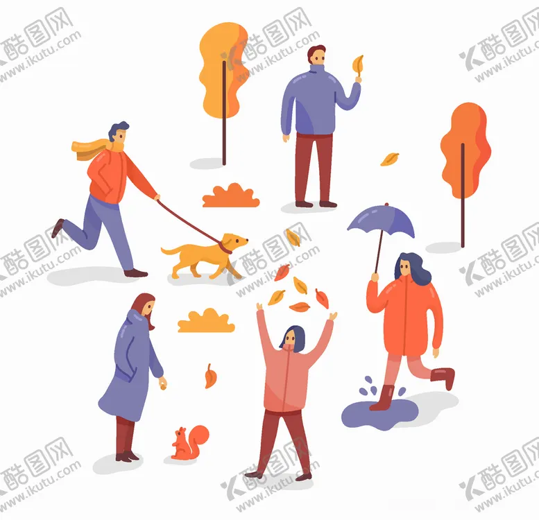 编号：49710404091520436654【酷图网】源文件下载-穿秋装的人