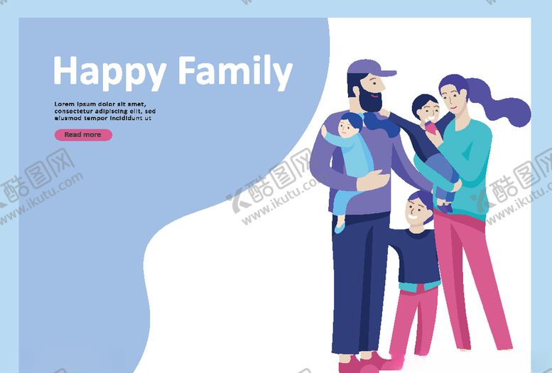 编号：19601510130658399058【酷图网】源文件下载-手绘亲子时光