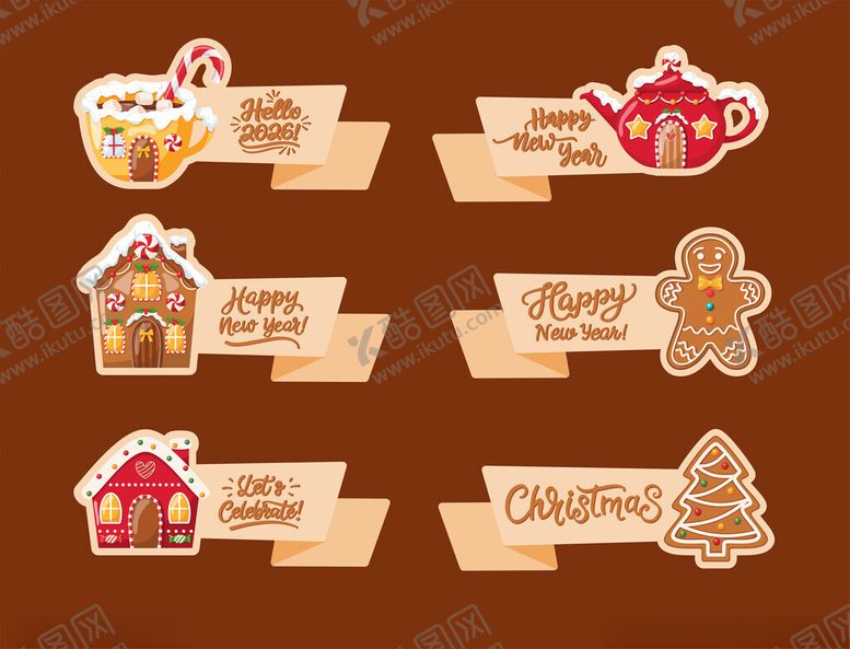 编号：30903911021942052155【酷图网】源文件下载-圣诞标签