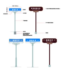 道路标识牌交通标志牌导向牌