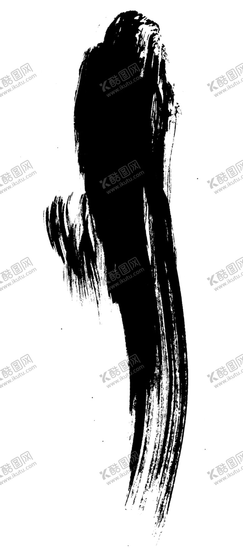编号：71546210240245352037【酷图网】源文件下载-毛笔笔痕