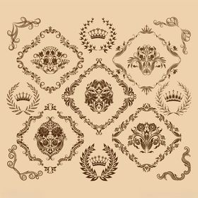 复古精美标签设计集合