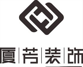 厦芳装饰LOGO标志商标