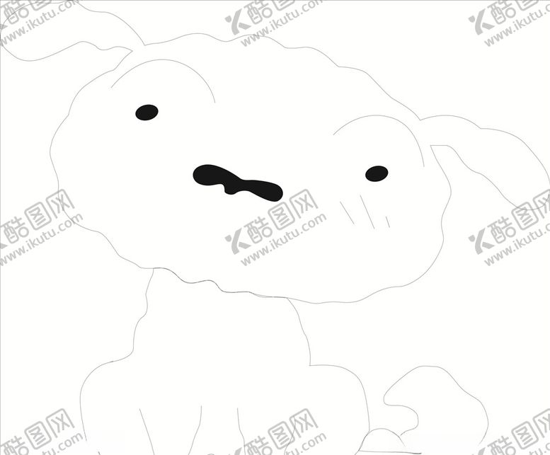 编号：38984609240706343297【酷图网】源文件下载-蜡笔小新小白