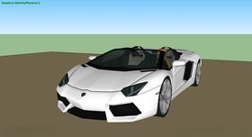 兰博基尼Aventador跑车