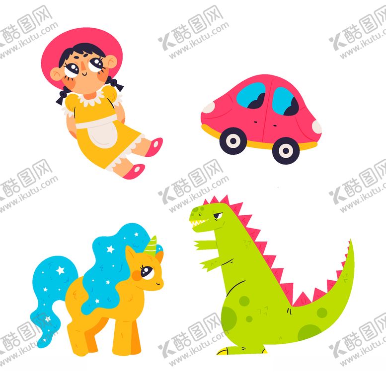 编号：34713910031746276563【酷图网】源文件下载-卡通玩具