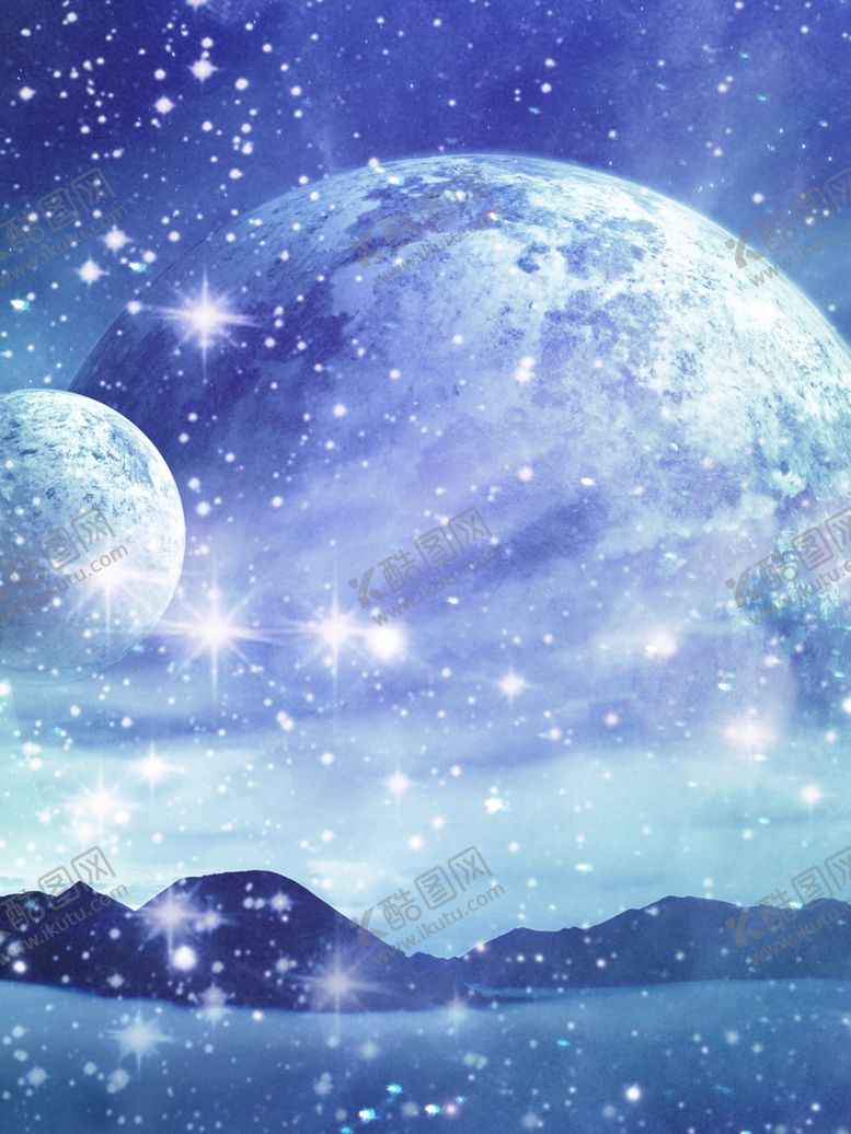 编号：37745707030839293184【酷图网】源文件下载-超唯美星球背景素材