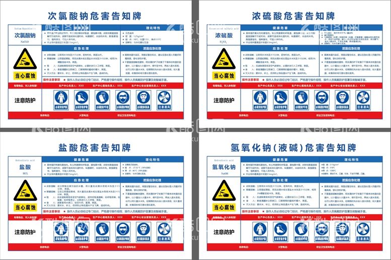 编号：30783111170145502067【酷图网】源文件下载-安全危害告知牌