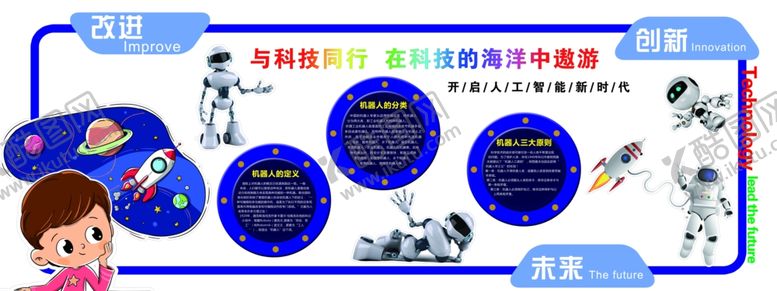 编号：12328110170801053990【酷图网】源文件下载-机器人展板