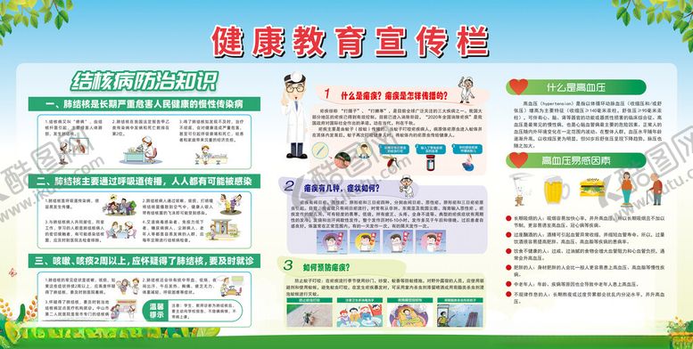 编号：83708605240358408319【酷图网】源文件下载-健康教育宣传栏