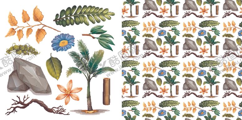 编号：79133209290632117565【酷图网】源文件下载-卡通印花图案