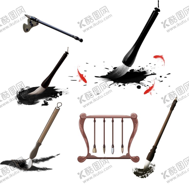 编号：38885309230025355521【酷图网】源文件下载-毛笔