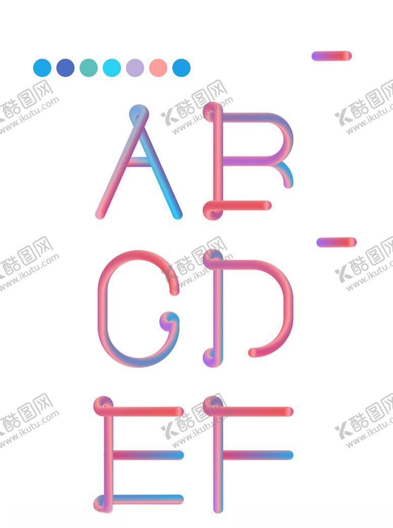 编号：29275709180446459131【酷图网】源文件下载-字母设计ABCDEF