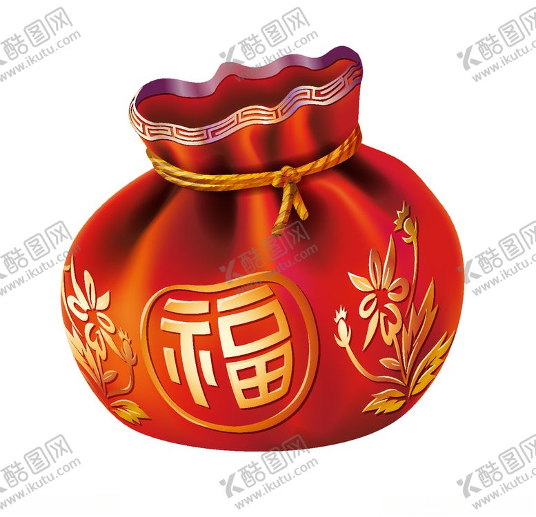 编号：86949210181449562549【酷图网】源文件下载-立体红色福袋