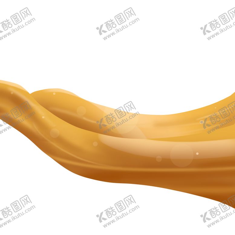 编号：38212206232055392322【酷图网】源文件下载-金色飘带