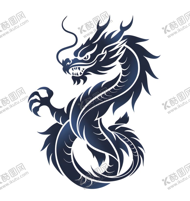 编号：99317001250627127951【酷图网】源文件下载-龙纹素材