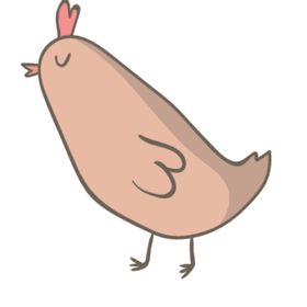 家禽主题简笔插画