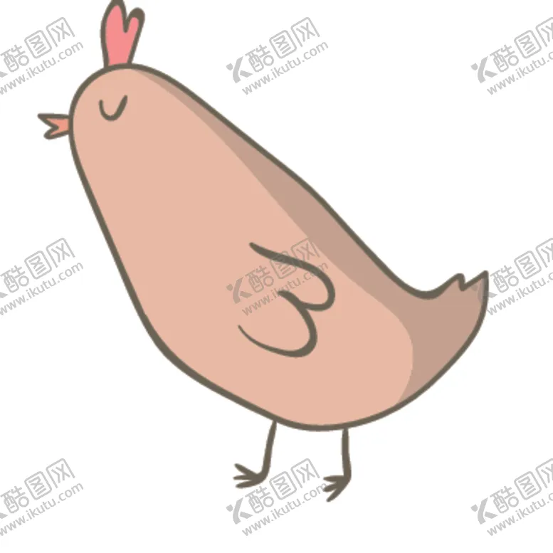 编号：14626107012122114540【酷图网】源文件下载-家禽主题简笔插画